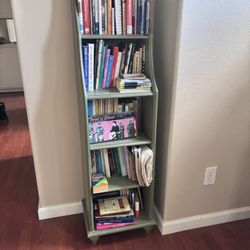 Pier 1 Imports Green Wooden Shelf