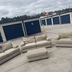 Couch, Loveseat, Chair And Ottoman 