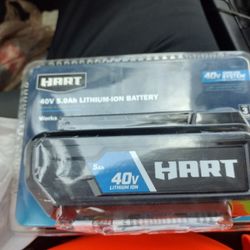 Hart 40volt Battery Brand New
