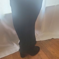 Women Long Black Boots