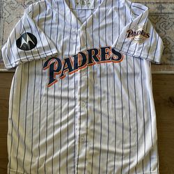 sz M Padres Hoffman polyester jersey motorola sga