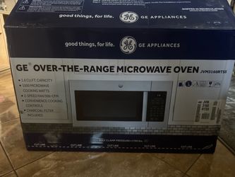 New Opened Box Under the Hood Stainless Steele Microwave