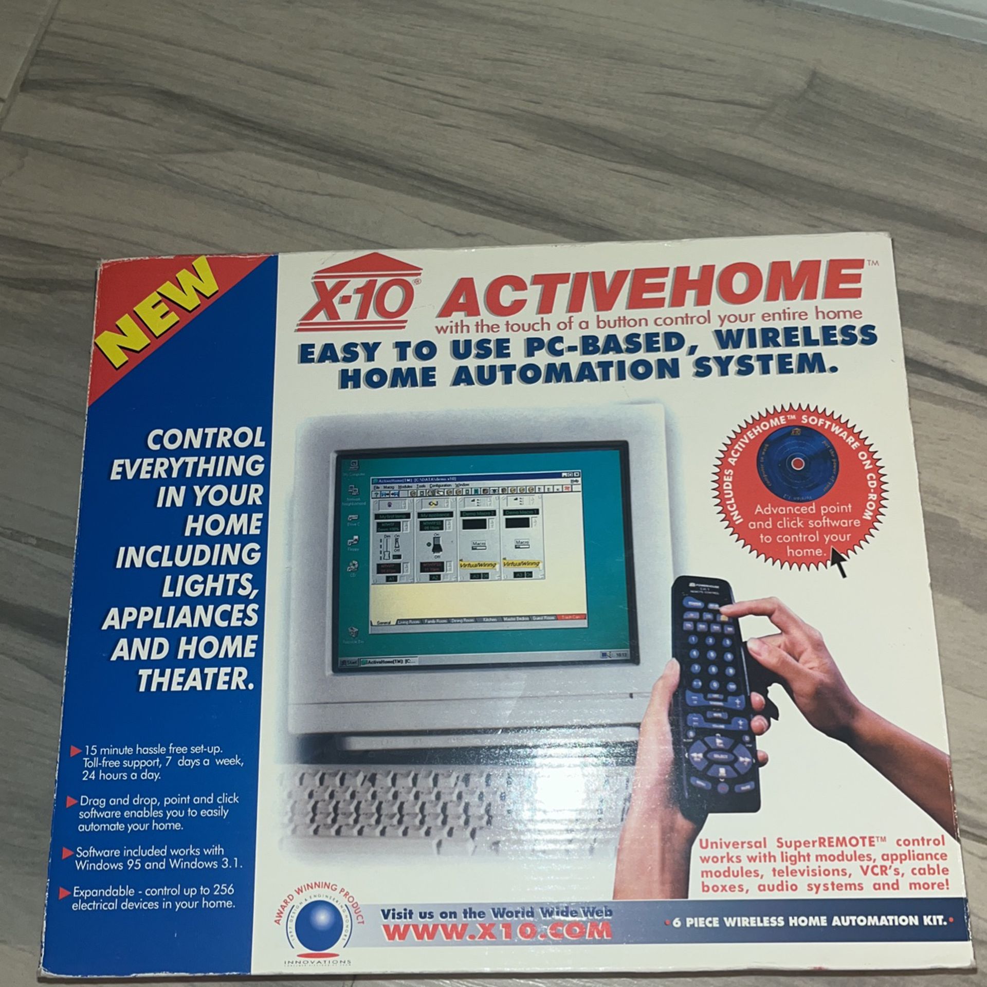 X-10 ActiveHome CK11A 6 Piece Wireless Home Automation System NOS