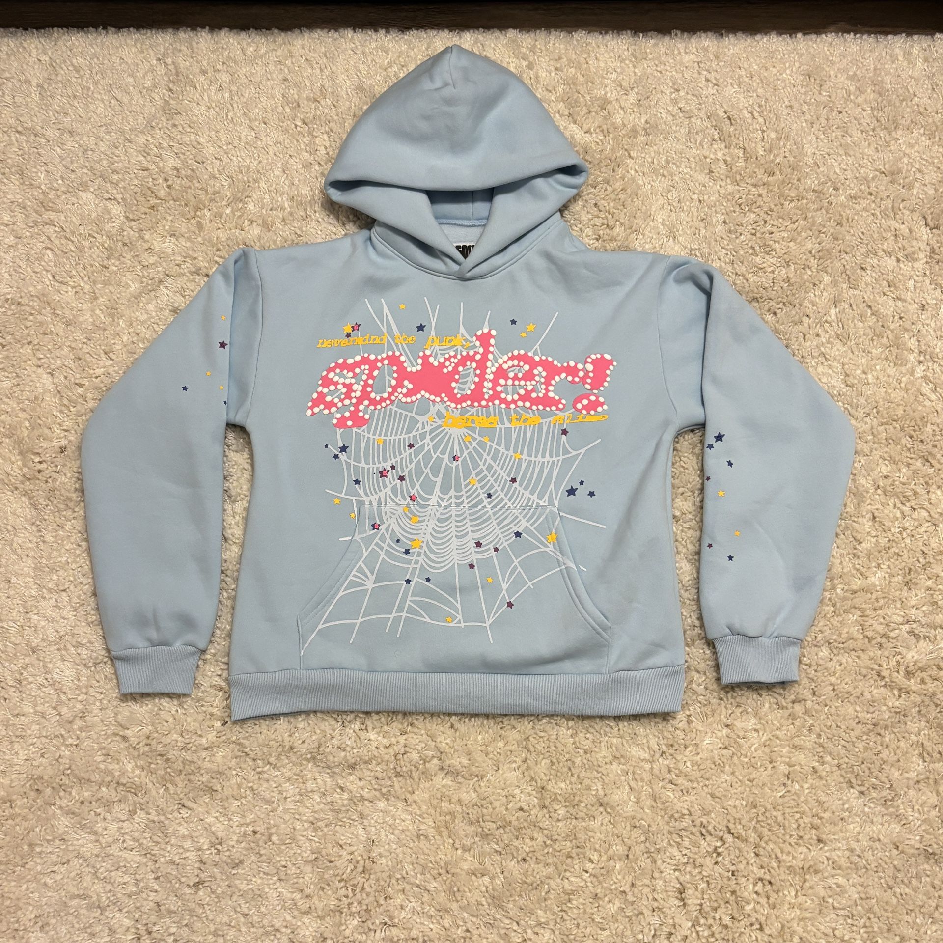 Blue Sp5der Hoodie