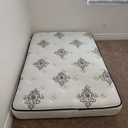 Full Size Bed frame and mattress