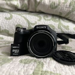 Sony Cyber-Shot DSC-H300 20.1 MP Digital Camera - Black