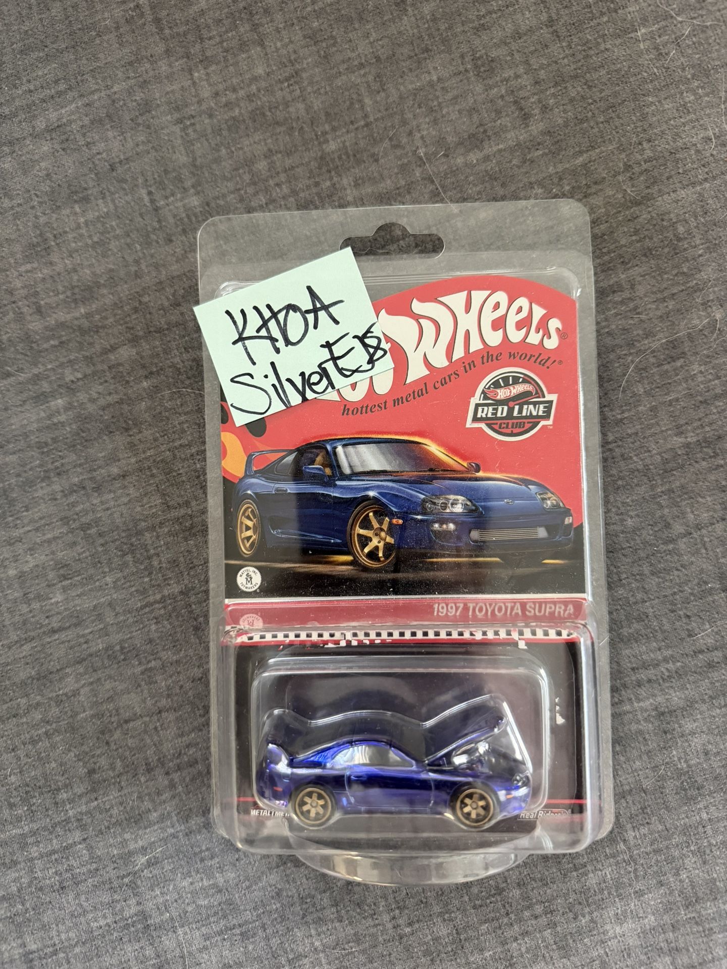 Hot Wheels RLC MK4 Supra Blue Spectraflame Loose Opened