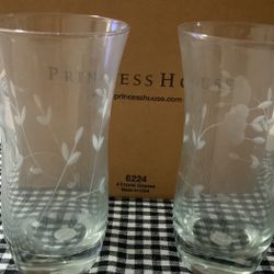 Princess  House 4 Large Cups