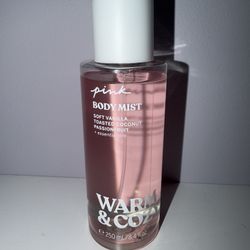 Victoria's Secret Pink Warm & Cozy Fine Fragrance Body Mist Spray 8.4 fl oz New