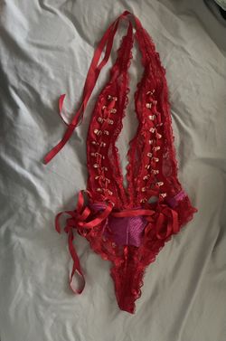 Red Lingerie Teddy