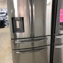 Samsung Four Door Refrigerator, Stainless Steel 