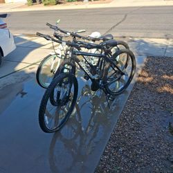 2 Mongoose Excursion Mountain Bikes.