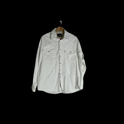 Outdoor Exchange Long Sleeve Plaid  Flannel Men's Button Shirt  Size M