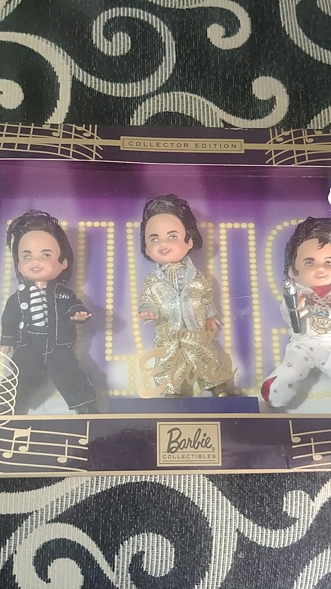 Barbie Elvis Tommy dolls