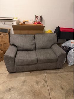 Grey Loveseat
