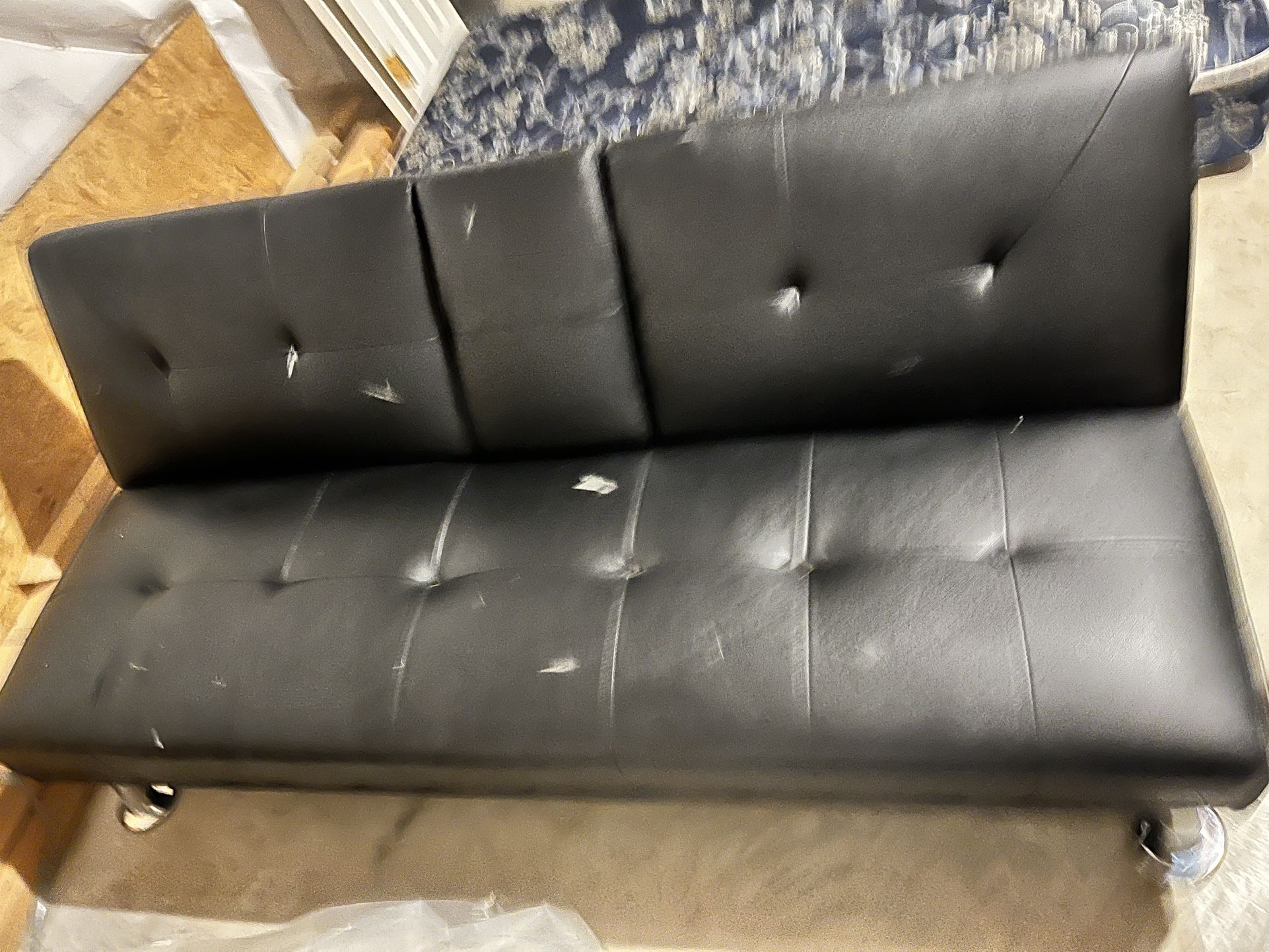 leather futon