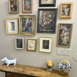 11-piece vintage animal cottage  gallery set.
