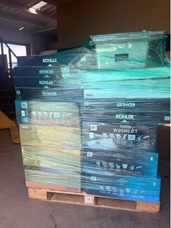 Mixed Pallet with 45 Kitchen/Bathroom Items Used/Fair Condition.