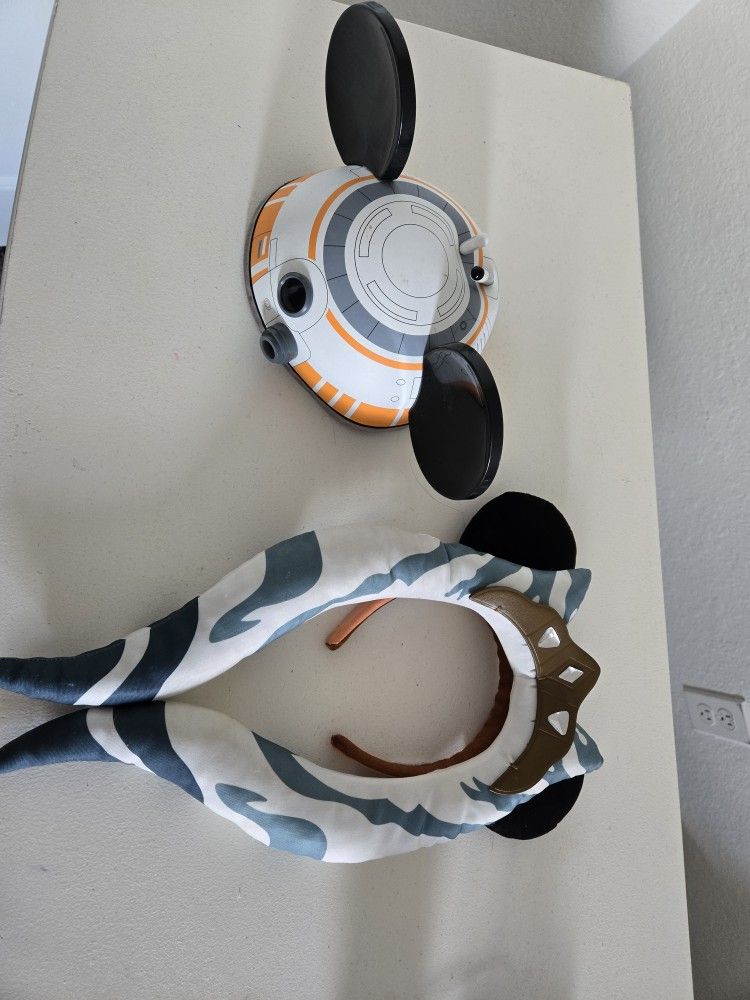 Disney Ahsoka Mickey Ears , BB-8 Mickey Ears