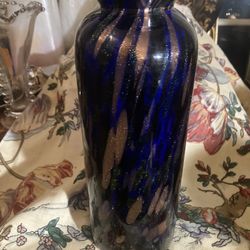 Large Art Glass Vase