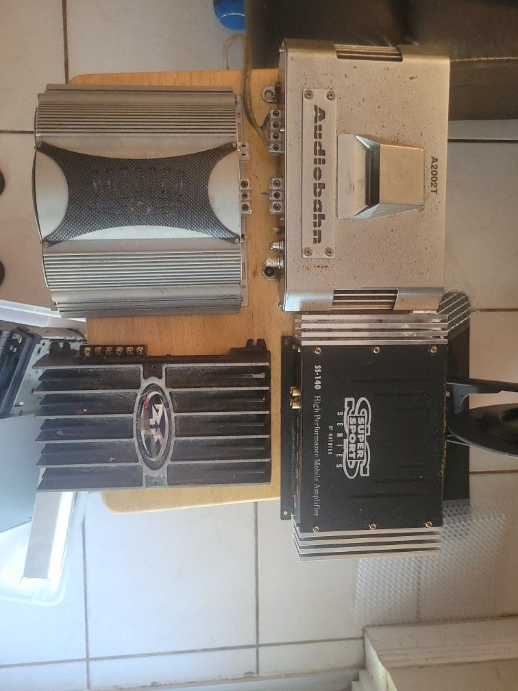 CAR RADIOS AND AMPLIFIERS