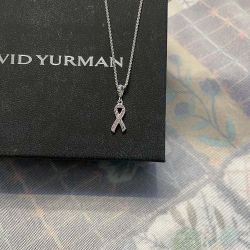  Cross Necklace With Purple Diamonds 