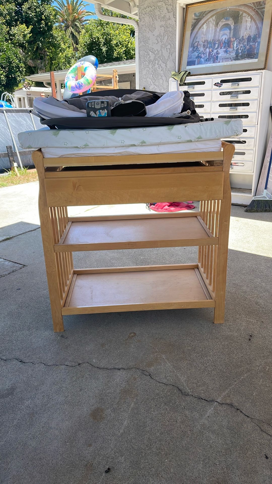 Changing Table Pads All Included And A Graco Bouncer