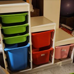 Toys organizer and shelf