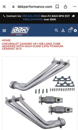 BBK Longtube Headers