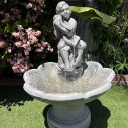Cement Water Fountain 