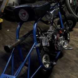 Gts bubble back wheelie bar frame