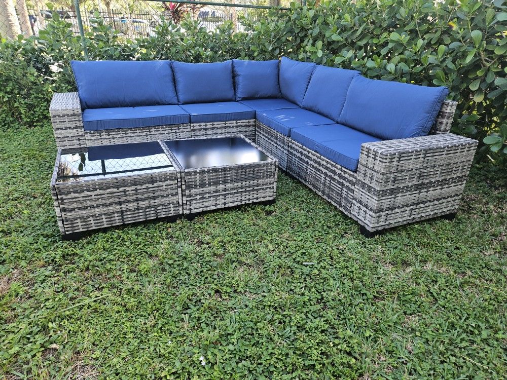 New And Assembled Modular Outdoor Patio Set