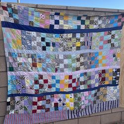 Vintage Quilt - patchwork twin size