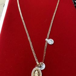 14k Gold Chain & Charm New 12.7 Grams 