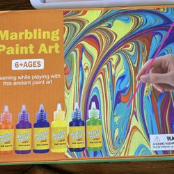 Water Marbling Paint Kit Arts and Crafts for Girls & Boys, NEW !!