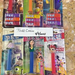 Pez Dispensers From Pixar And Disney. $8 Each Or 2 For $12