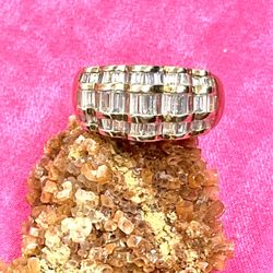 Sterling Vermeil CZ Ring
