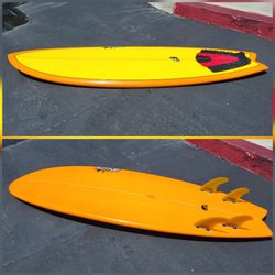 5'10" quad fish surfboard - catch surf odysea mayhem rnf log wavestorm