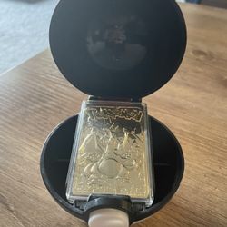 BK Gold Charizard Card And Pokéball 