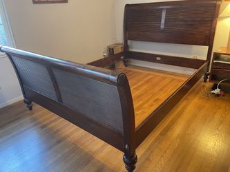 Vintage Ethan Allen Queen Bed Frame