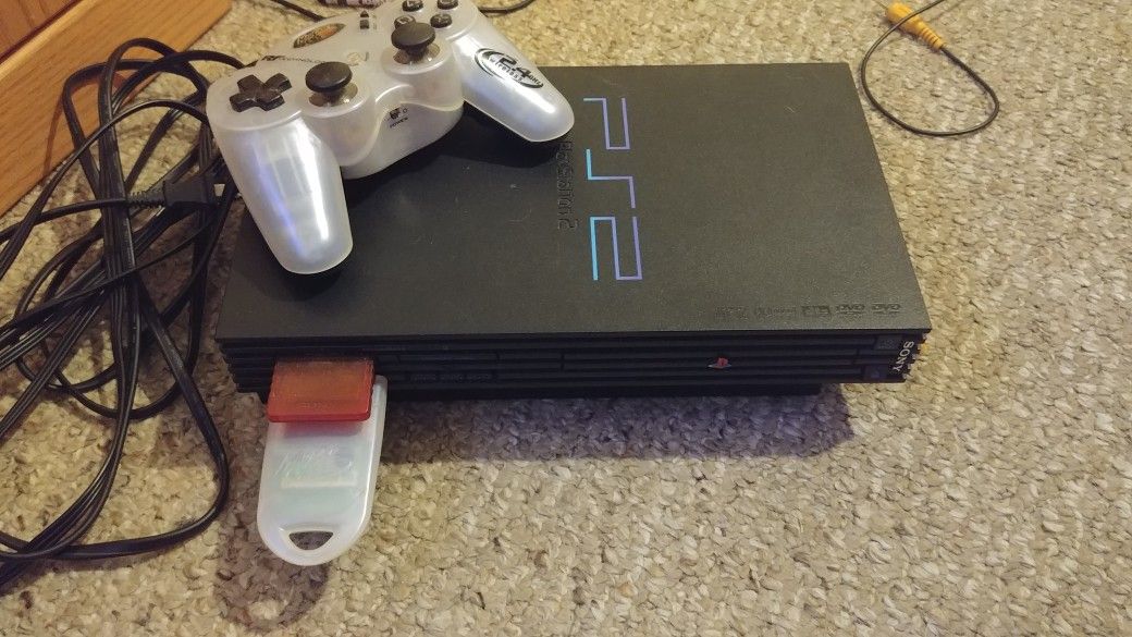 Ps2 with controller & games