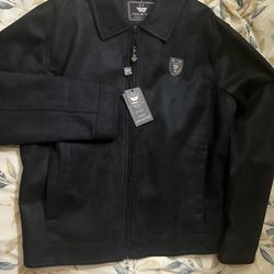 EA Italy Leather Suede jacket Men