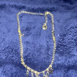 R & H Macy And Co. Gold Chain Link Necklace (Rainbow) 