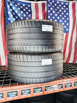 ✅ 285/35R20 MICHELIN PILOT SPORT 4S Max Performance Summer 2 NICE USED TIRES 285/35ZR20