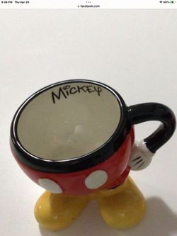 Mickey and Minnie Coffee Mugs Mickey and Minnie Mouse Half Body Coffee Mugs  