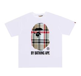 BAPE By Bathing Ape Plaid Graphic T-Shirt