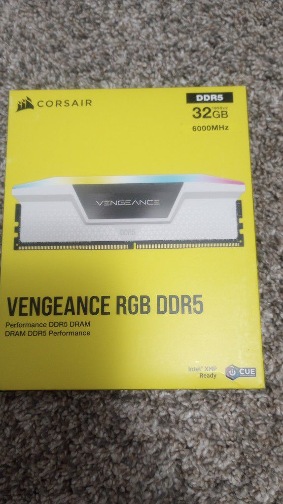 New Corsair Vengeance RGB 32GB (2x16GB) DDR5 RAM