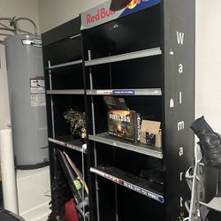 Tall Walmart Redbull Stock Shelves 