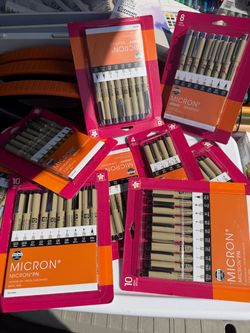 Sakura Pigma Micron Pen Sets – Lot of Multiple Packs