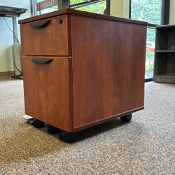 2 Drawer Mobile File Cabinet